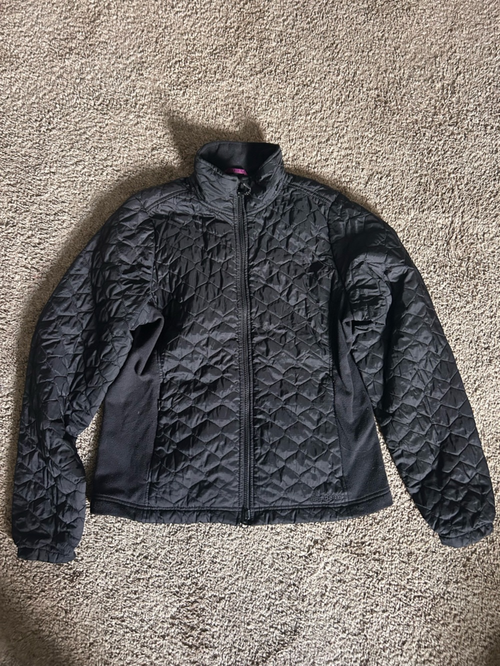 L.L. Bean Black Quilted Jacket